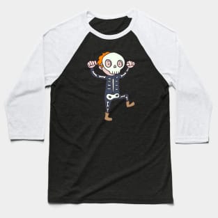 Parody skull mask Baseball T-Shirt